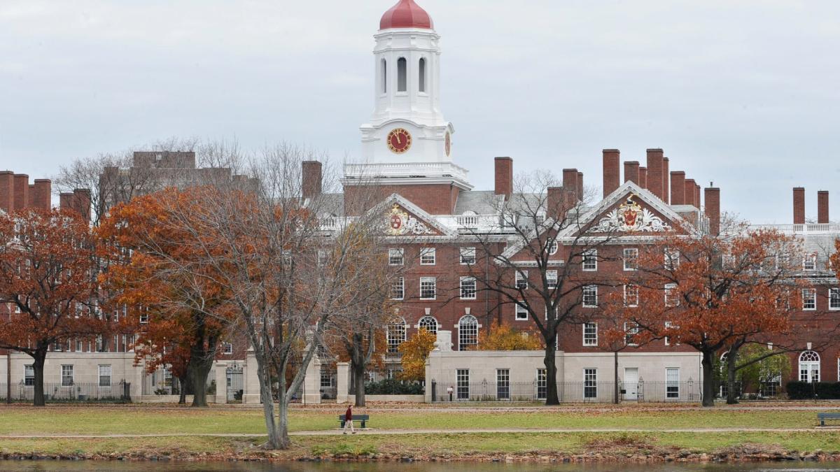 FILE - This Nov. 13, 2008 file photo shows the campus of Harvard University in Cambridge, Mass. (AP Photo / Lisa Poole, File)