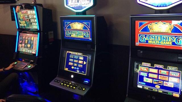 Video gambling machines are pictured in a file photo. (WTTW News) Video gambling machines are pictured in a file photo. (WTTW News)