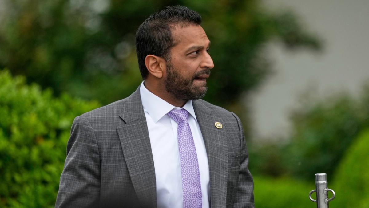 FBI director Kash Patel arrives on the South Lawn of the White House before President Donald Trump and first lady Melania Trump participate in the White House Easter Egg Roll, April 21, 2025, in Washington. (AP Photo / Alex Brandon, File)