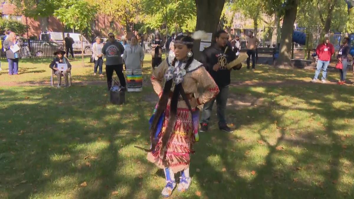 Indigenous Peoples Day is celebrated in Chicago in 2022. (WTTW News)
