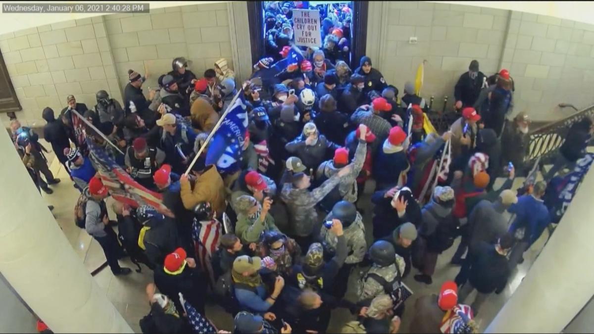 Rioters storm the U.S. Capitol on Jan. 6, 2021.