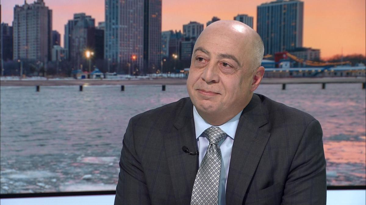 Judge Charles Beach appears on the Dec. 11, 2025, episode of “Chicago Tonight.” (WTTW News)