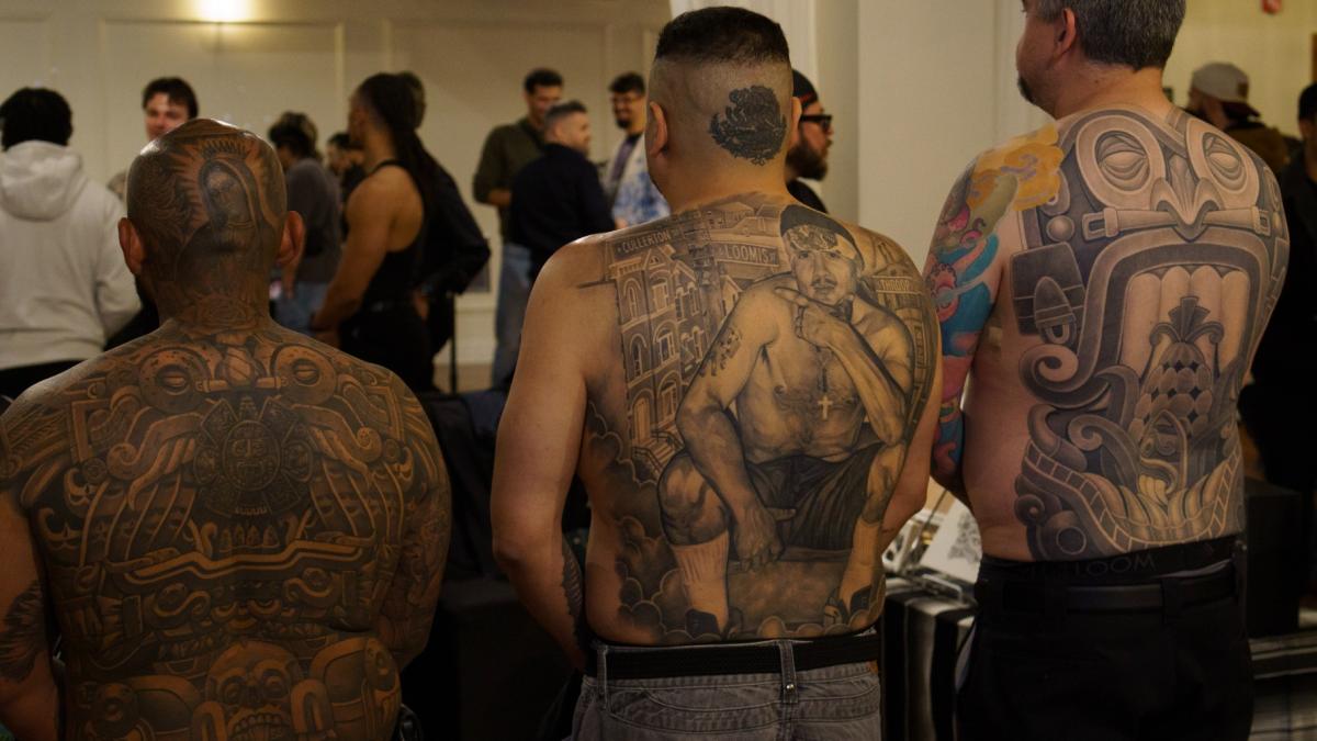 Tattoos by Tony Uno of UpRise Tattoos were featured during “The Living Canvas” tattoo exhibition on Nov. 1, 2025. (Courtesy of Khalil Jones)