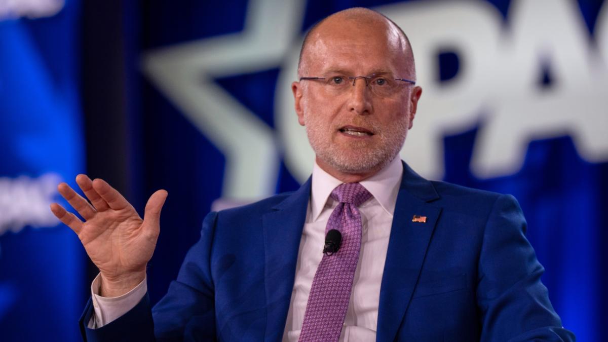 Federal Communication Commission (FCC) chairman Brendan Carr speaks at the Conservative Political Action Conference (CPAC) in Dallas, March 27, 2026. (AP Photo / Gabriela Passos, File)