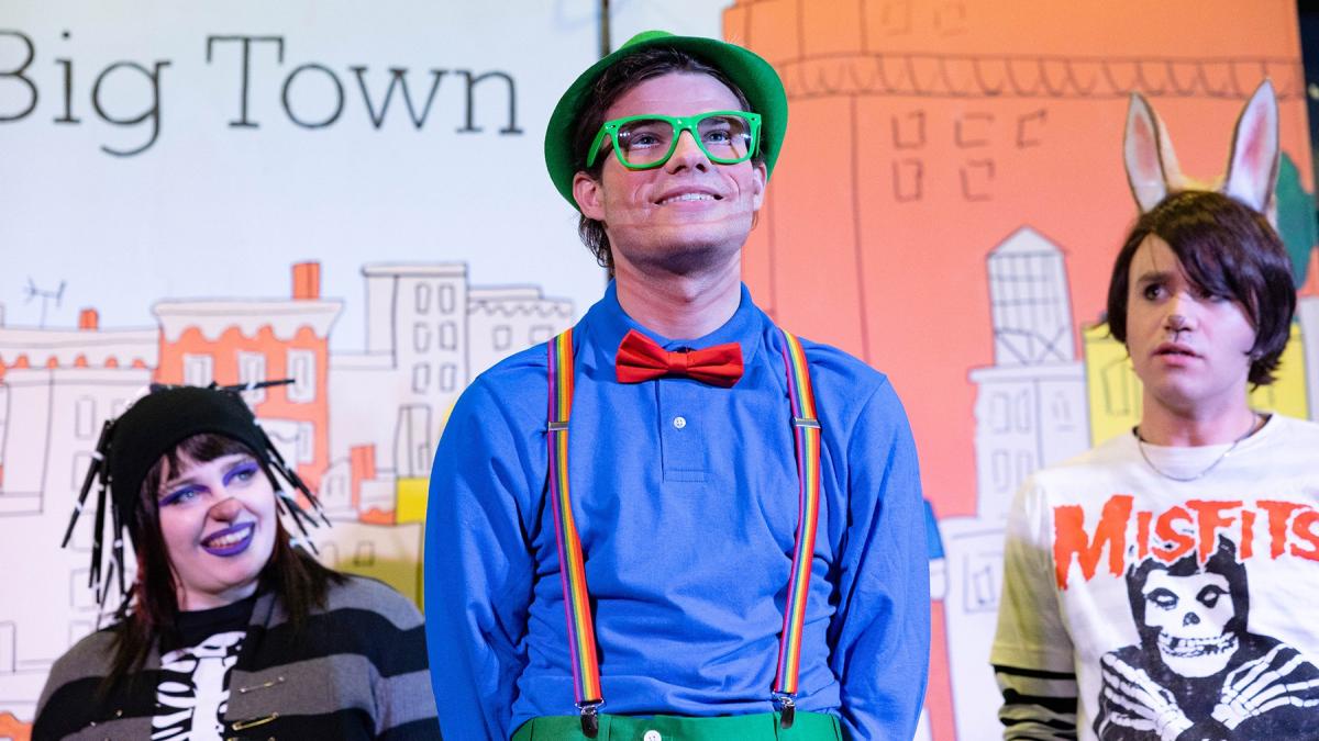David Cerda’s “Scary Town” runs through May 11, 2025. (Rick Aguilar Studios)
