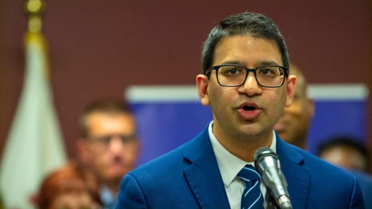 Illinois Department of Public Health Director Dr. Sameer Vohra is pictured at a news conference in Springfield in May 2023. (Jerry Nowicki / Capitol News Illinois)