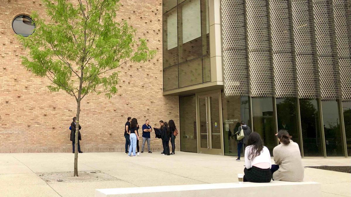 The Chicago Park District’s headquarters building at Park 596. (Patty Wetli / WTTW News)