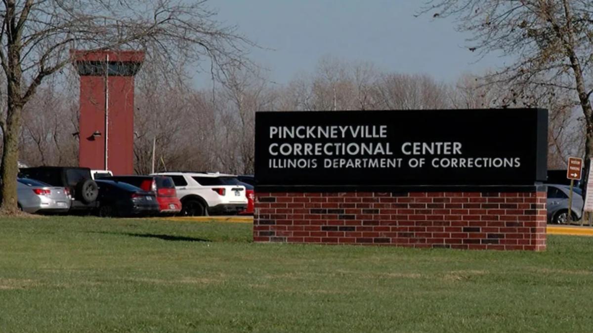 Pinckneyville Correctional Center is pictured in southern Illinois. (Andrew Campbell / Capitol News Illinois)