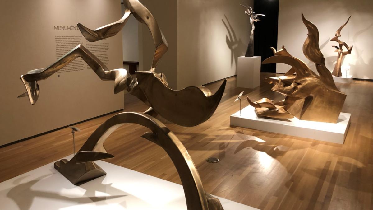 “Freedom in Form: Richard Hunt” at the Loyola University Museum of Art runs through Nov. 15, 2025. (Marc Vitali / WTTW News)