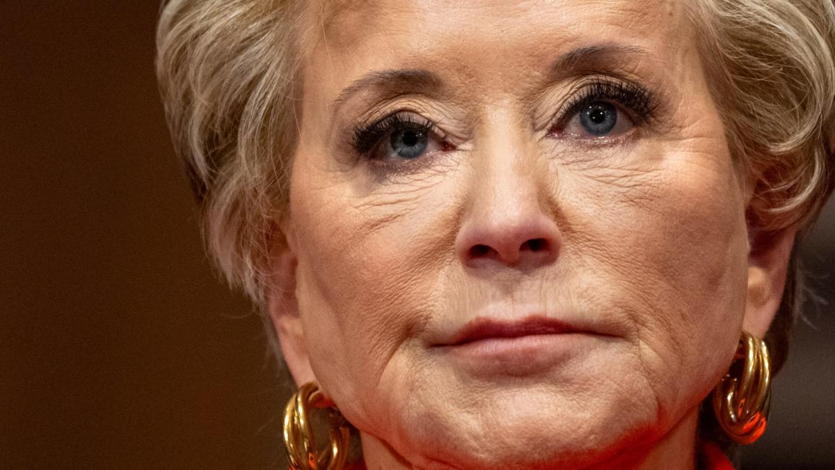 Linda McMahon, President Donald Trump's nominee for Secretary of Education, attends a hearing of the Health, Education, and Labor Committee on her nomination, Thursday, Feb. 13, 2025, in Washington. (AP Photo / Jacquelyn Martin)