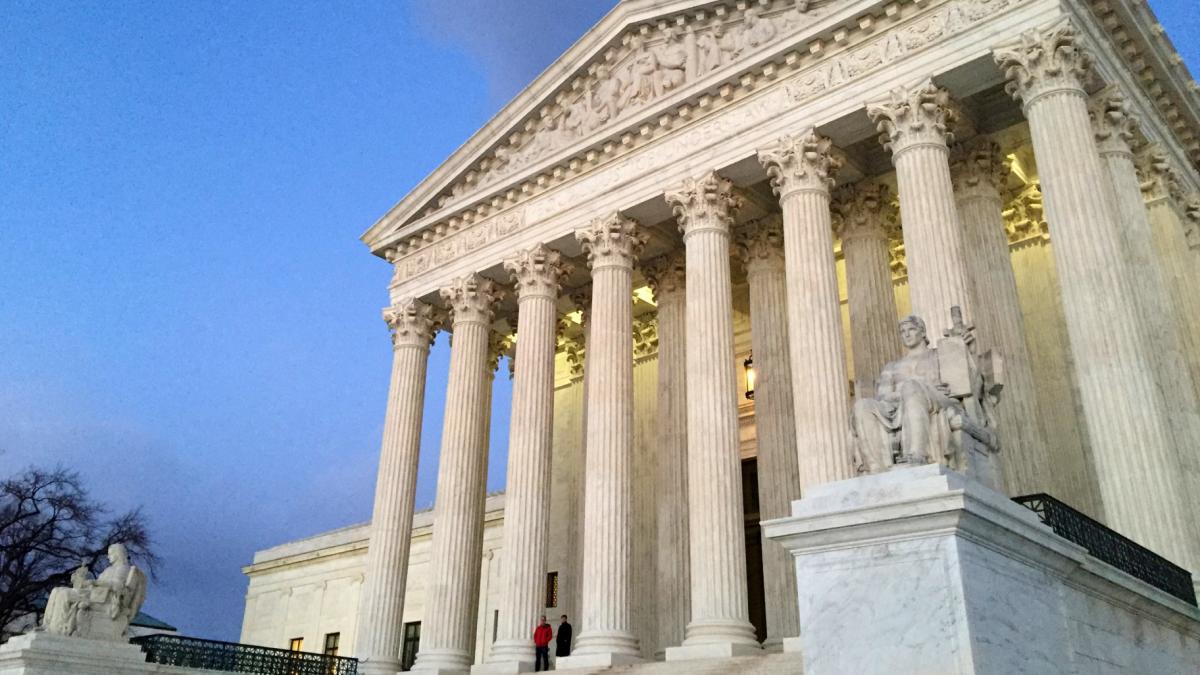 The Supreme Court at sunset in Washington, Feb. 13, 2016. (AP Photo / Jon Elswick, File)