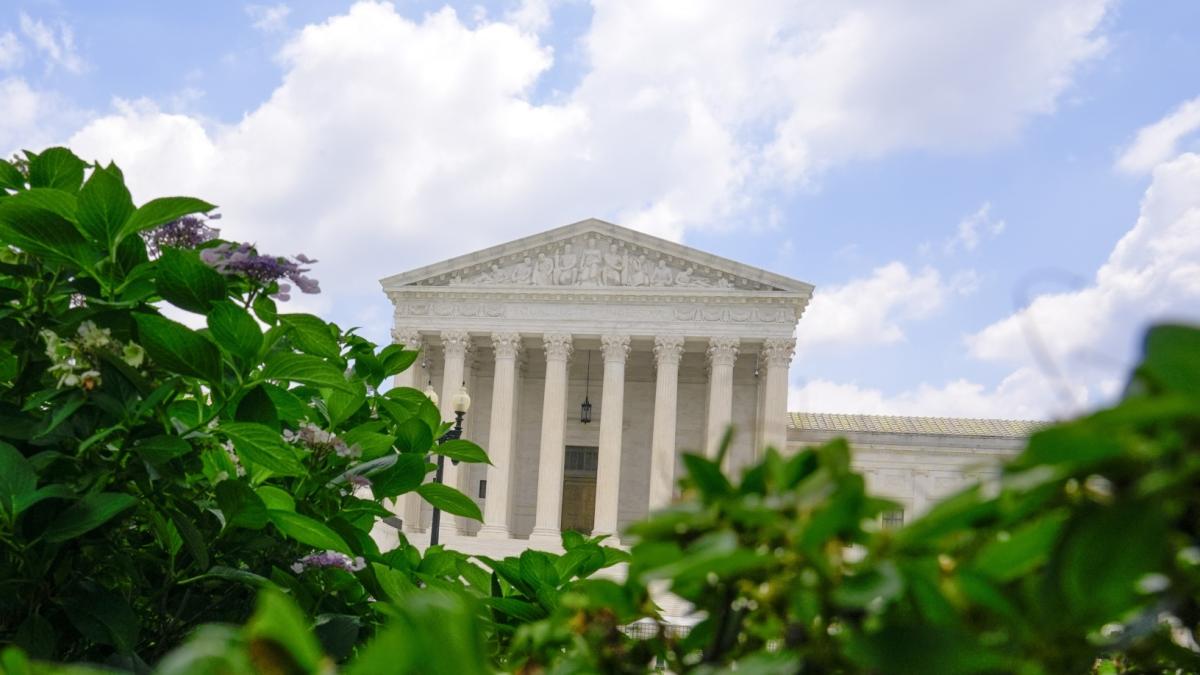 The U.S. Supreme Court is seen Monday, June 29, 2026, in Washington. (AP Photo / Mariam Zuhaib)