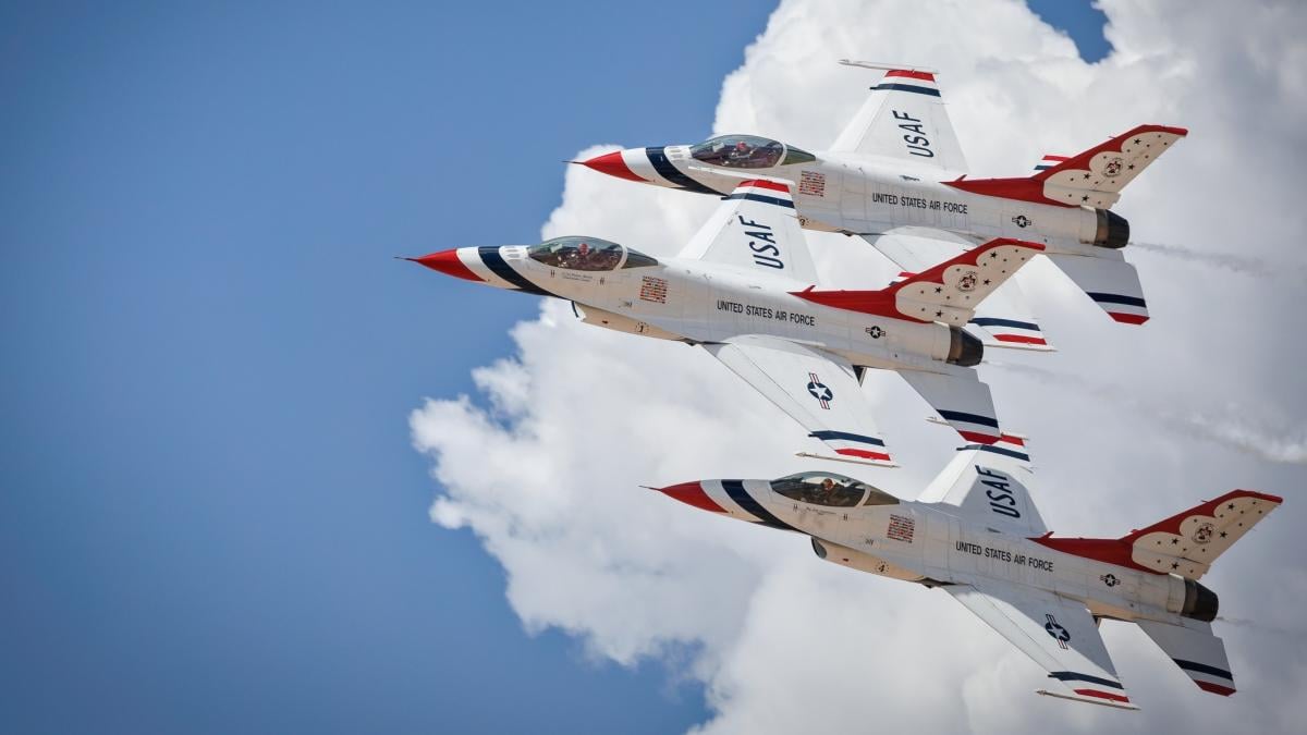 The U.S. Air Force Thunderbirds. (Bill Chizek / iStock)