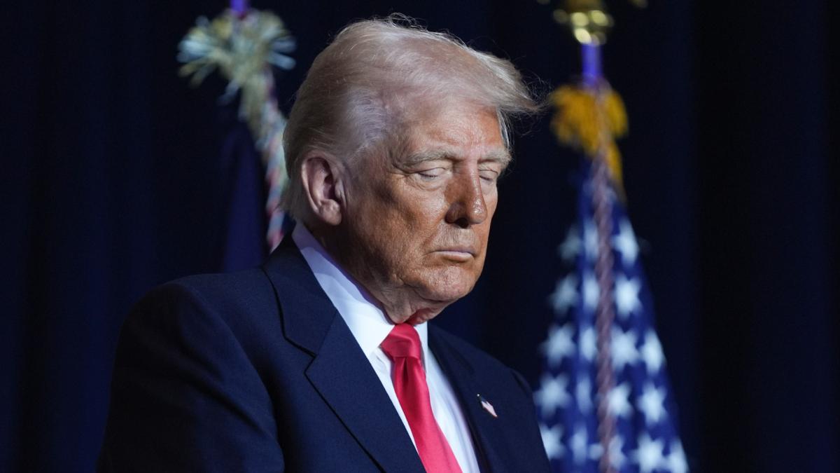 President Donald Trump attends the National Prayer Breakfast at Washington Hilton, Thursday, Feb. 6, 2025, in Washington. (AP Photo / Evan Vucci)