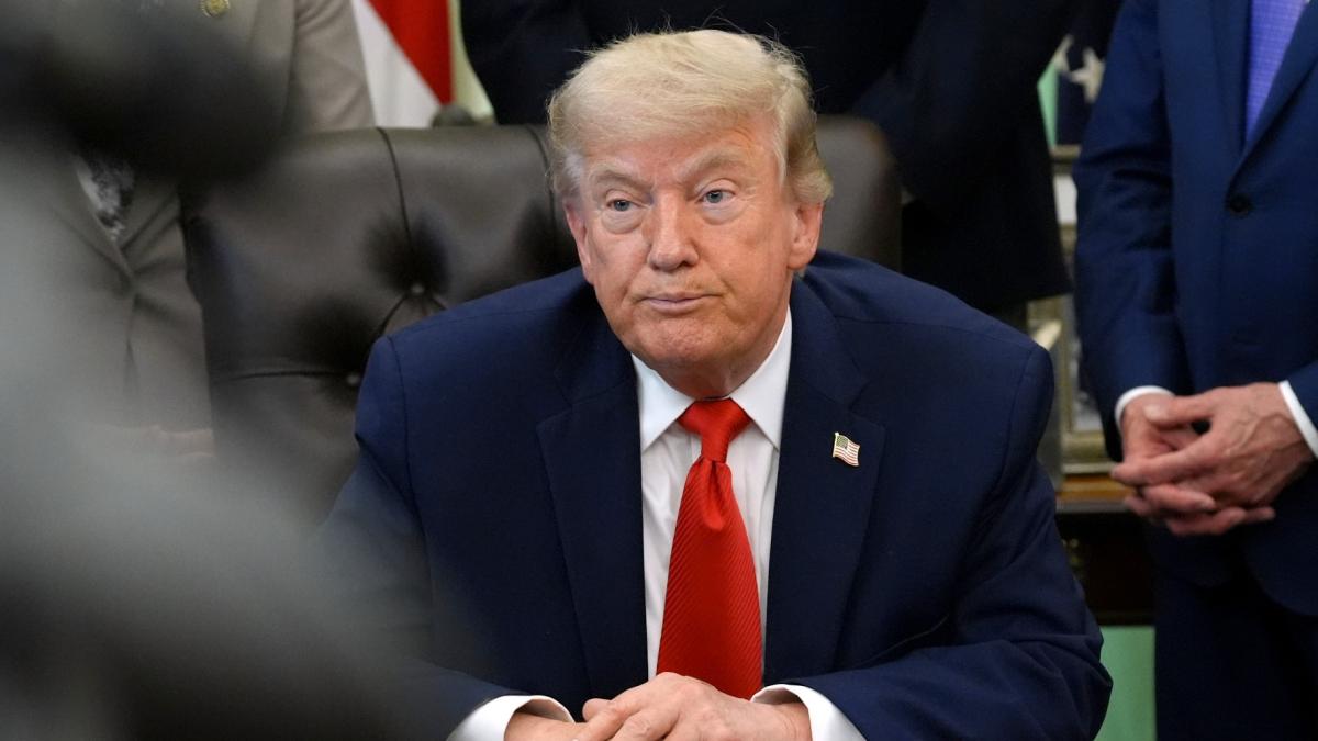 President Donald Trump listens during an event to sign a proclamation about the fishing industry, in the Oval Office of the White House, Thursday, June 11, 2026, in Washington. (AP Photo / Jacquelyn Martin)