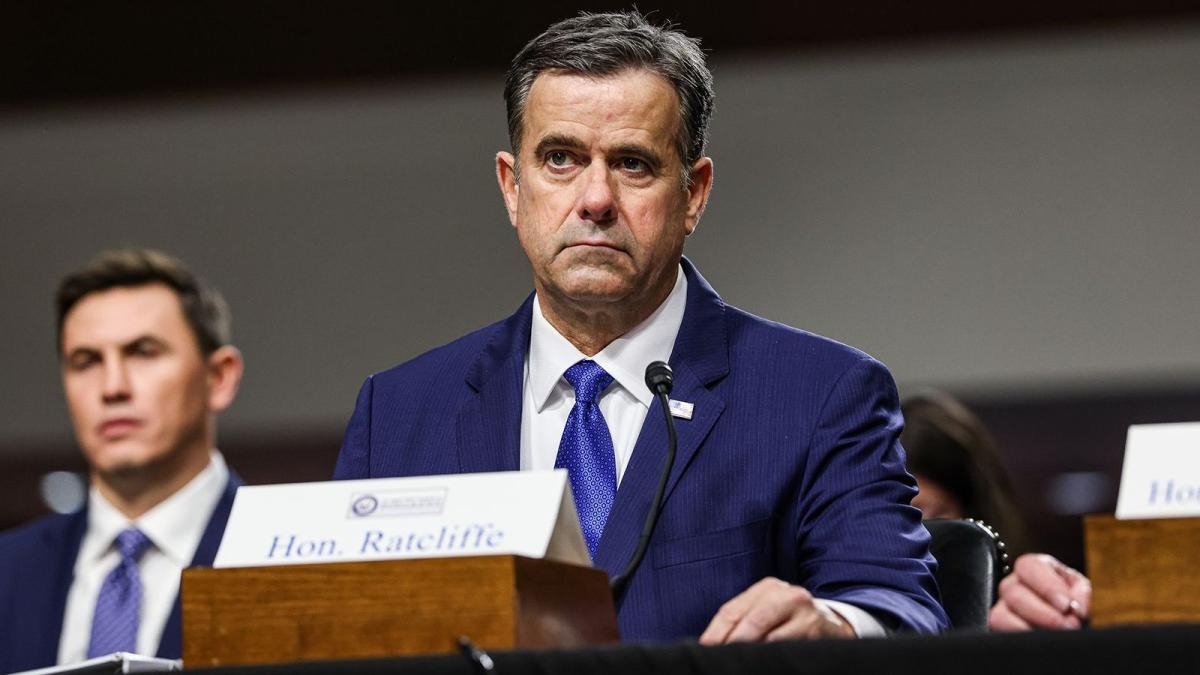 John Ratcliffe faces a Senate Intelligence Committee confirmation hearing for CIA director on Capitol Hill in Washington, DC, on Jan. 15, 2025. (Valerie Plesch / The Washington Post / Getty Images via CNN Newsource)