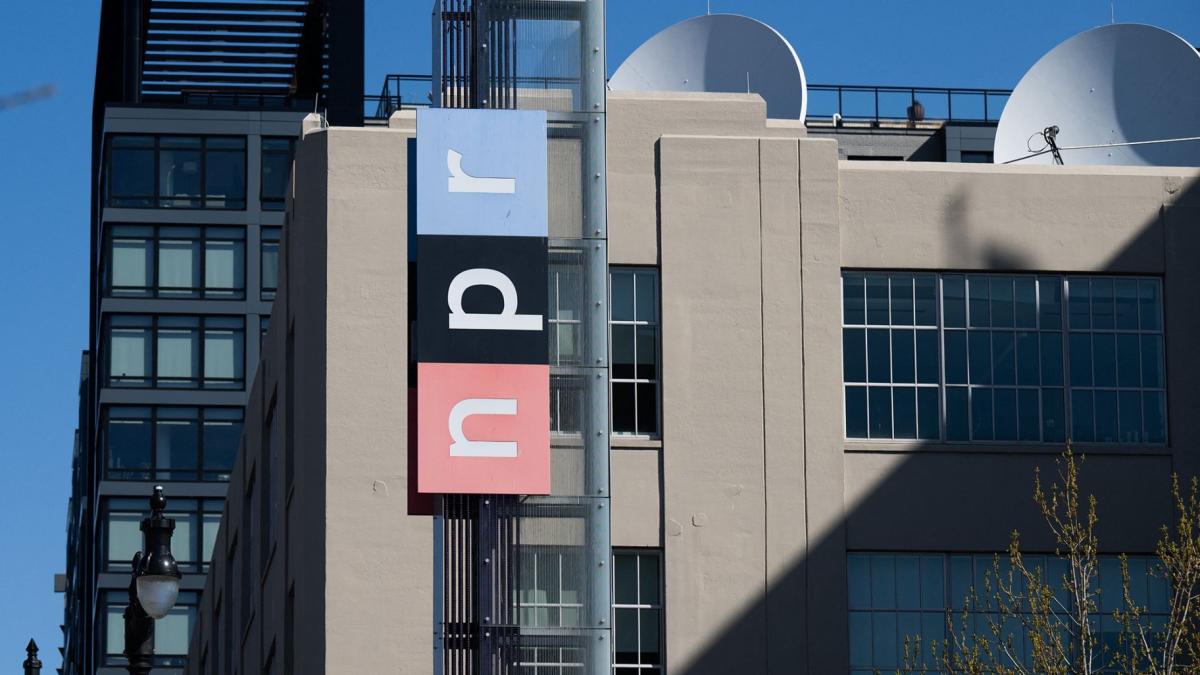 The headquarters for National Public Radio in Washington, DC, on March 26, 2025. (Saul Loeb / AFP / Getty Images via CNN Newsource)