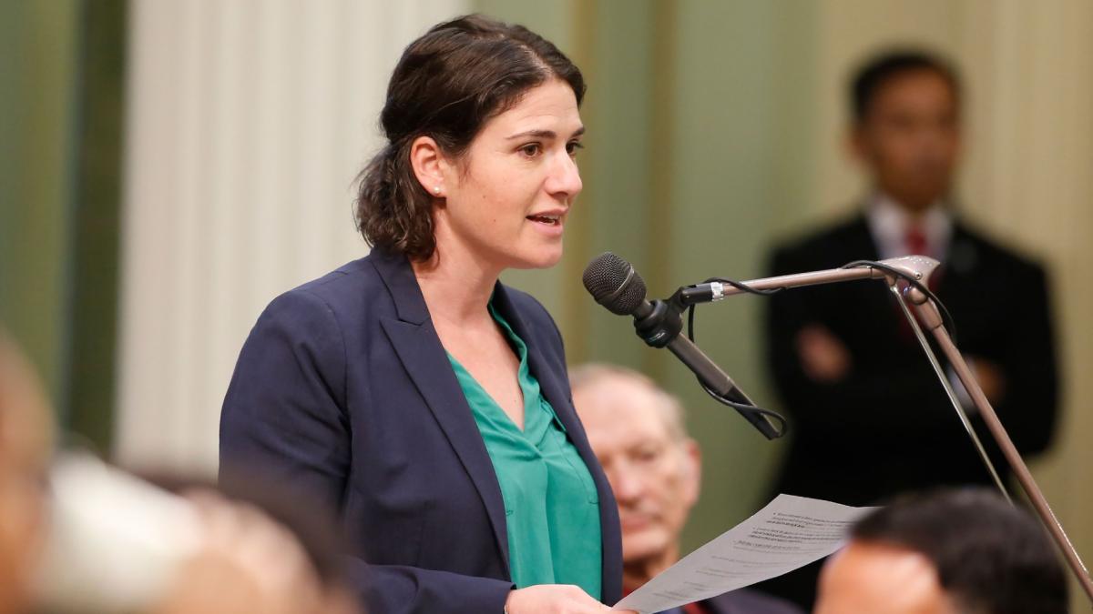 California Assemblywoman Rebecca Bauer-Kahan introduced a bill this year that would mandate coverage for menopause evaluation and treatment options. (Rich Pedroncelli / AP via CNN Newsource)