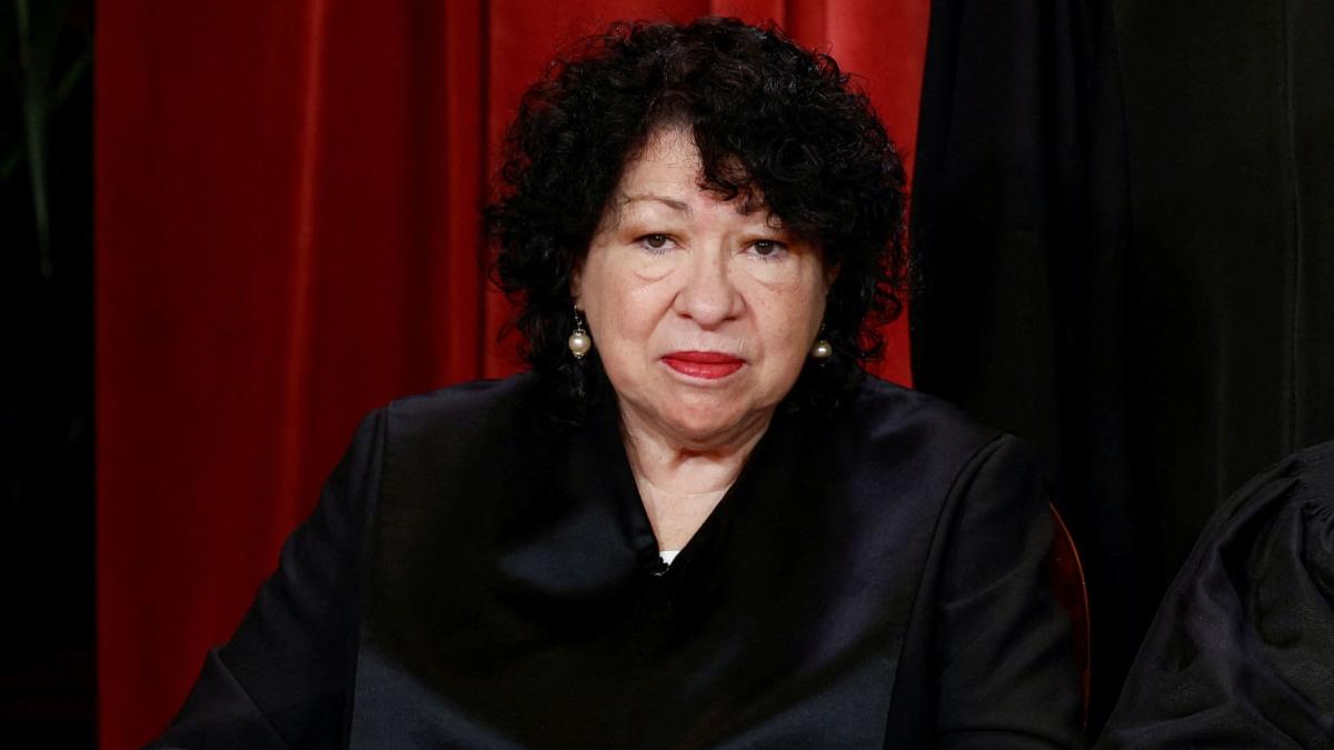 Supreme Court Justice Sonia Sotomayor on Sept. 16, 2025, urged a greater emphasis on civic involvement and education, questioning whether some Americans had been clearly taught the difference between a president and a king. (Evelyn Hockstein / Reuters via CNN Newsource)