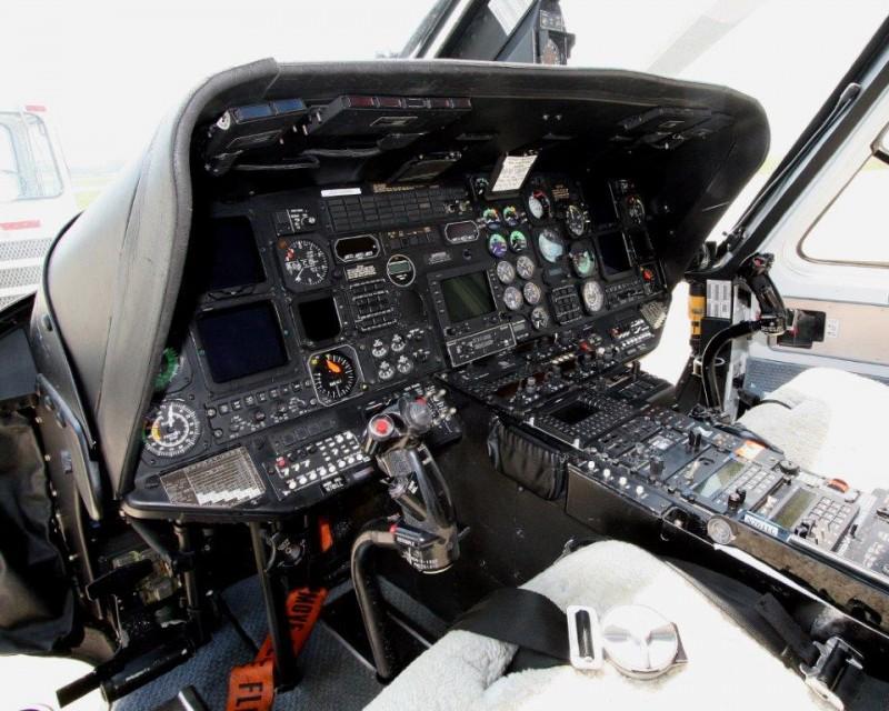 The cockpit of a Sandusky helicopter auctioned by the state of Illinois. (Illinois.gov)