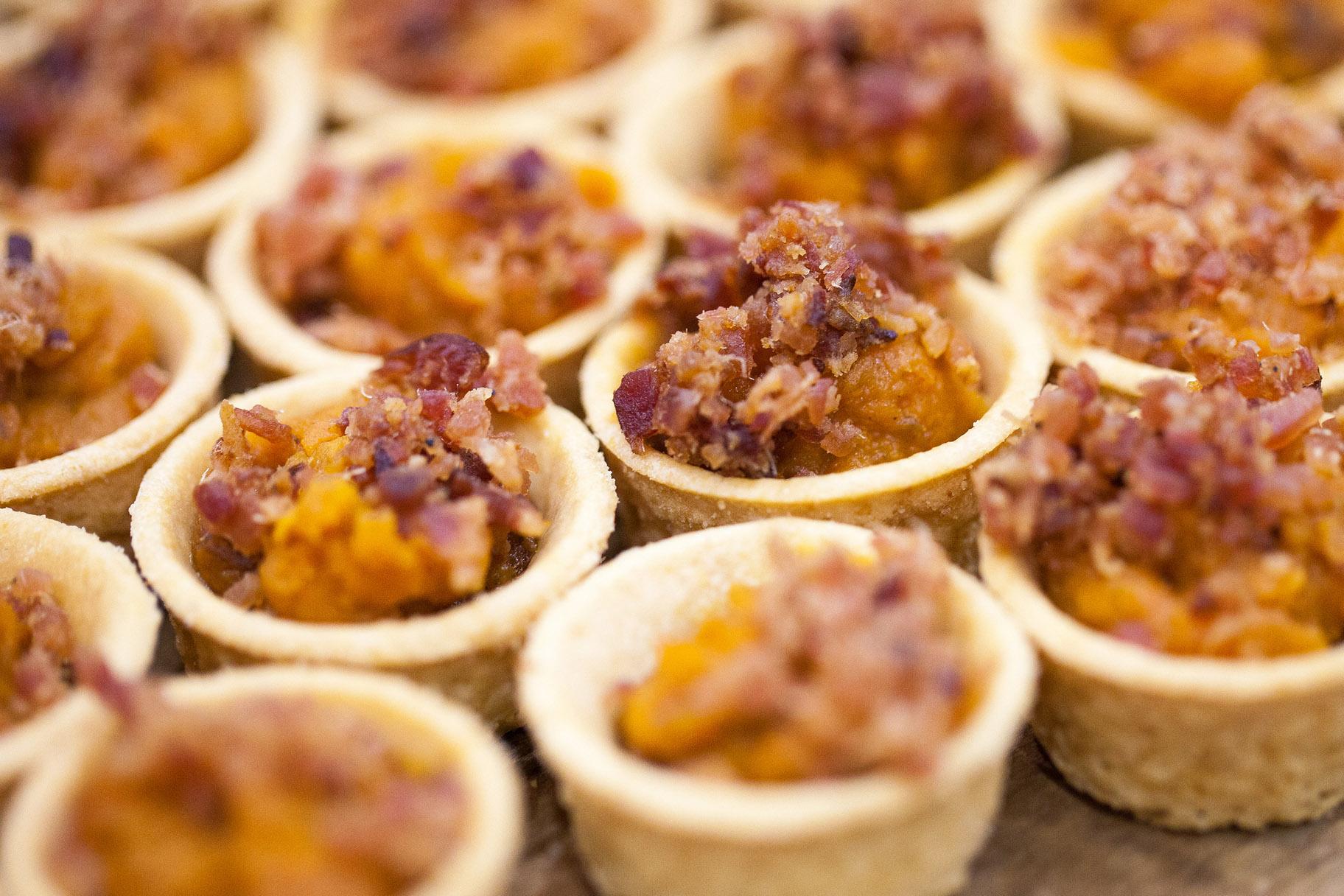 Sweet potato maple Cajun bacon tartlet from Zed451 at Baconfest 2014. (opacity / Flickr)