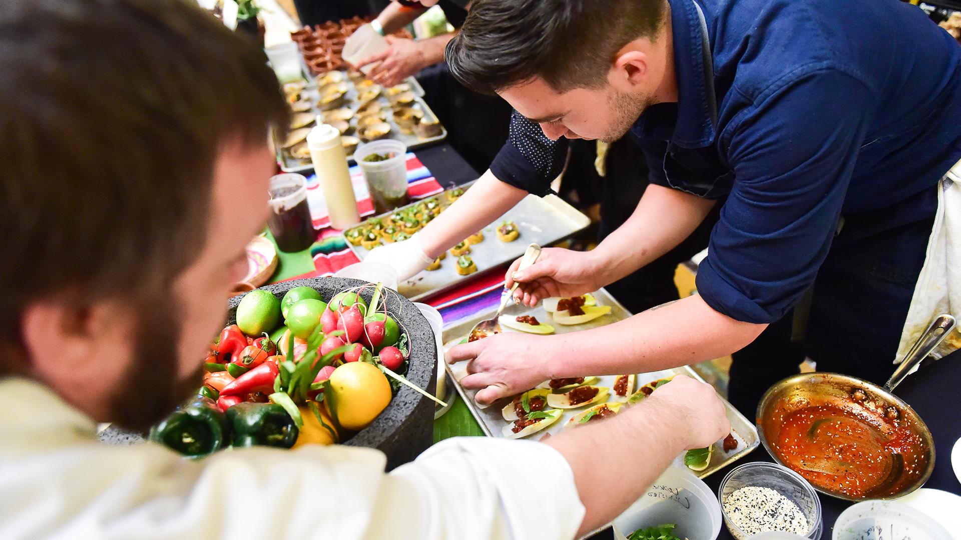 Chicago chefs will create unique dishes for the competition using 1,500 pounds of heritage pig. (Courtesy of Cochon555)