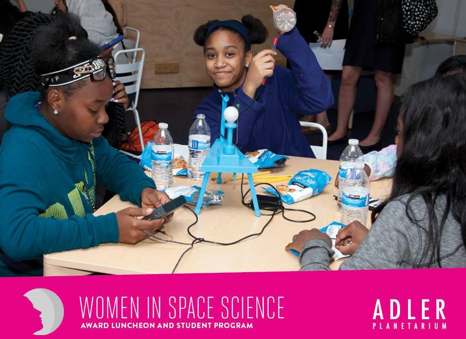 As part of Adler's Women in Space Science Award celebration, about 250 young women will participate in an afternoon of workshops at the planetarium. (Adler Planetarium)