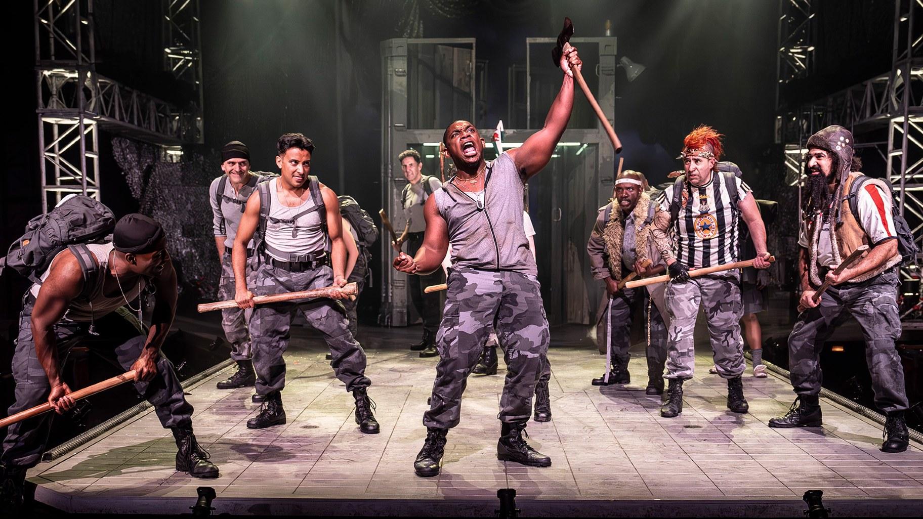 The cast of “Henry V” at Chicago Shakespeare Theater. (Liz Lauren)