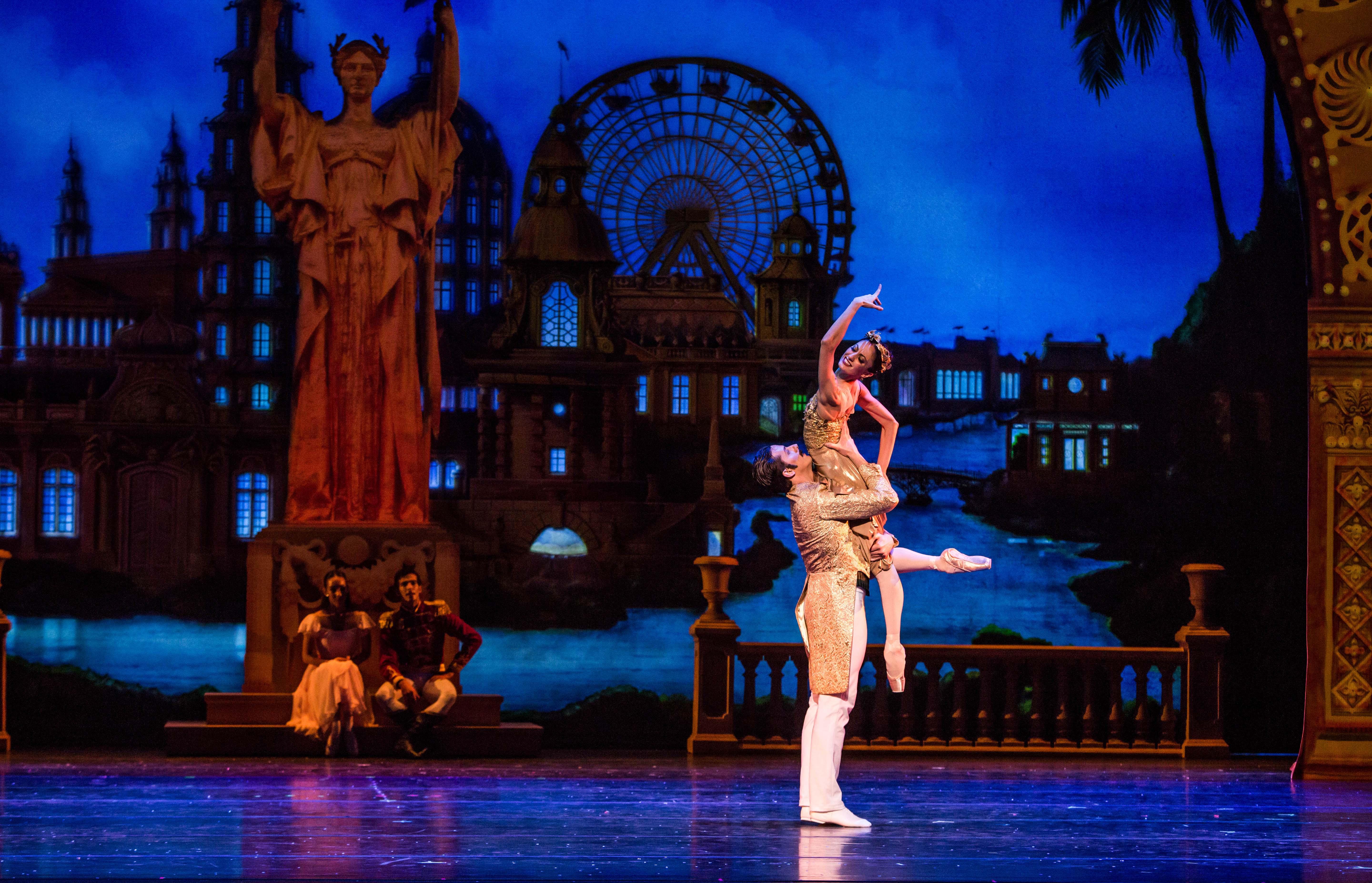 Joffrey Ballet dancers Victoria Jaiani and Miguel Angel Blanco (Photo by Cheryl Mann)