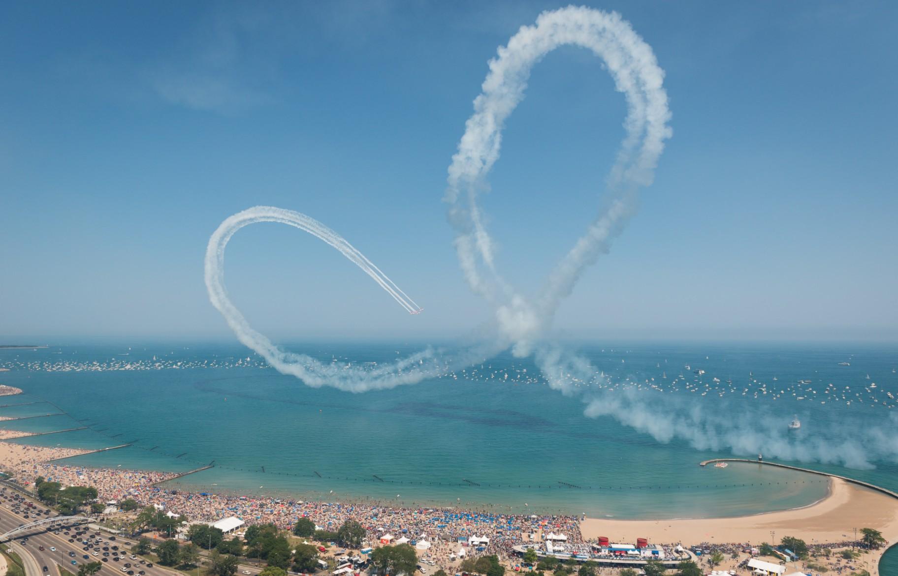 The 2024 Chicago Air and Water Show. (Patrick L. Pyszka / City of Chicago)