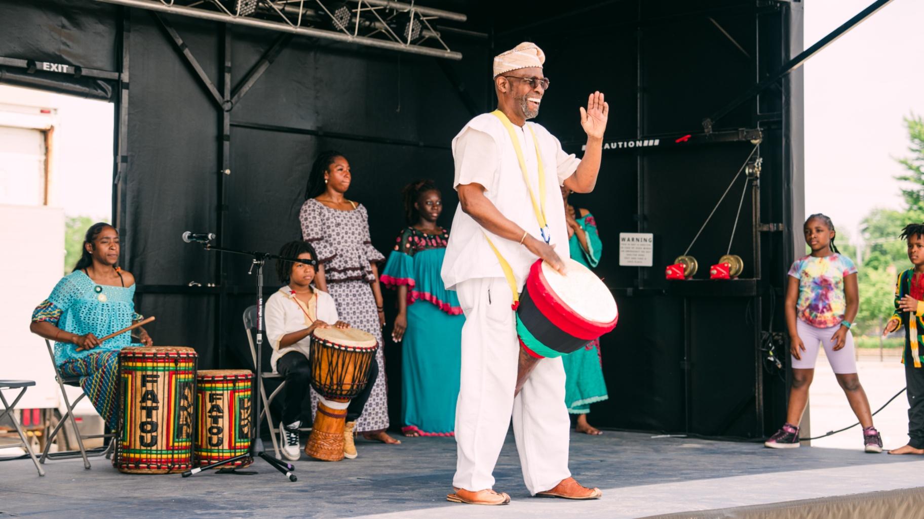 A performance at Far South Community Development Corporation’s Juneteenth Festival in 2024. (Courtesy of Far South Community Development Corporation)