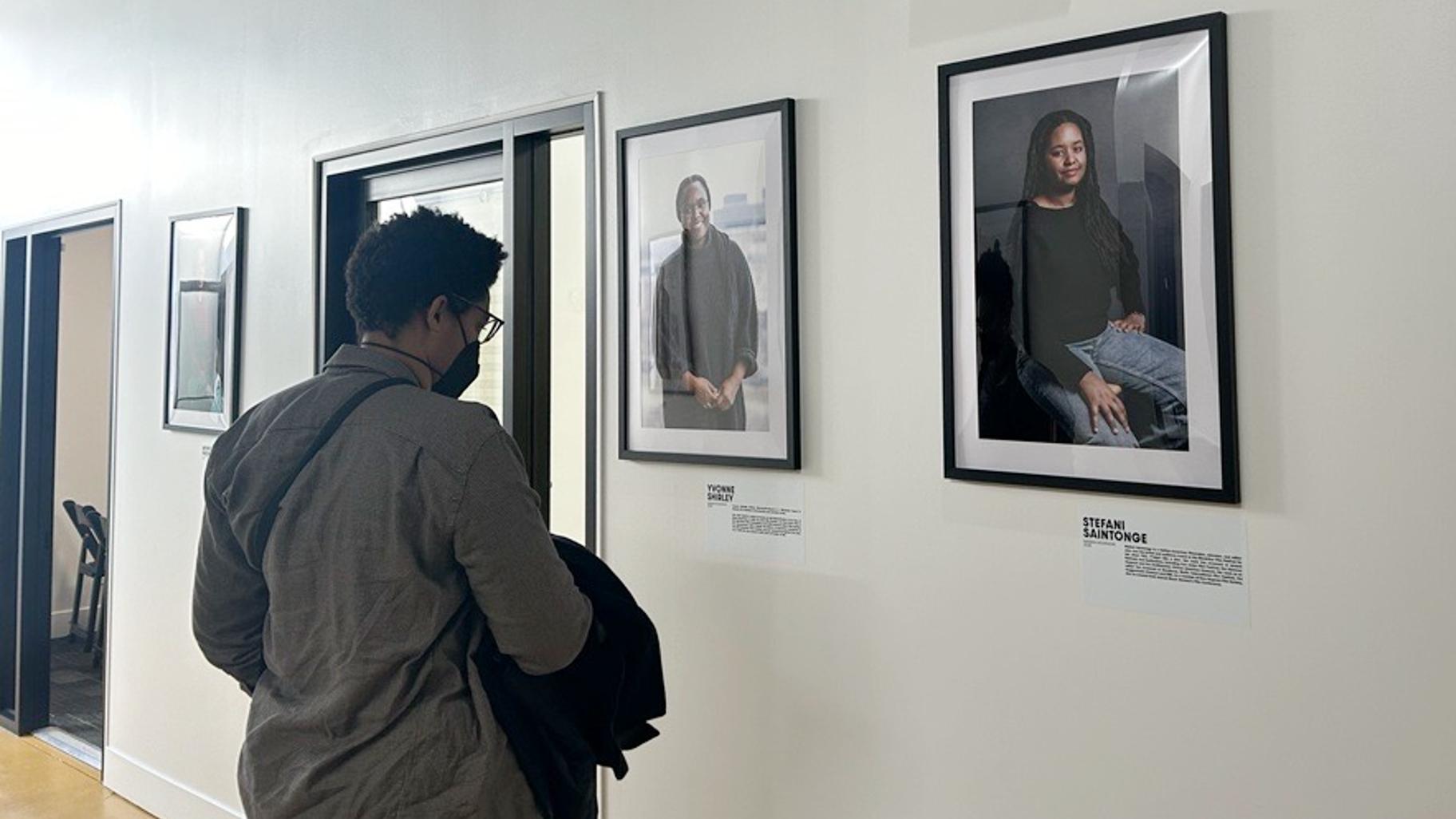 The Sisters in Cinema Media Arts Center hosts a cozy 35-seat theater with free donation-based tickets. It’ll offer a gallery, plus workshops and panels focused on media careers and the film industry, said Samira Abderahman, director of the center. (Blair Paddock / WTTW News)