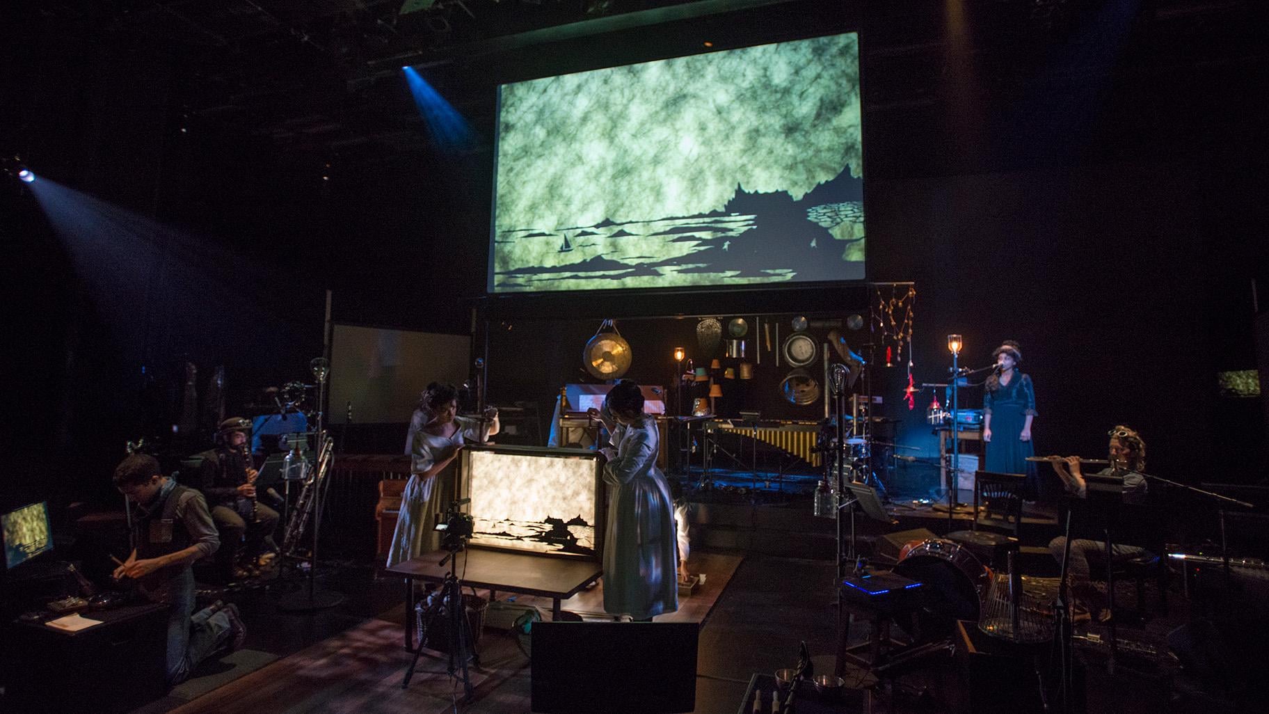 Manual Cinema’s “Frankenstein.” (Michael Brosilow)