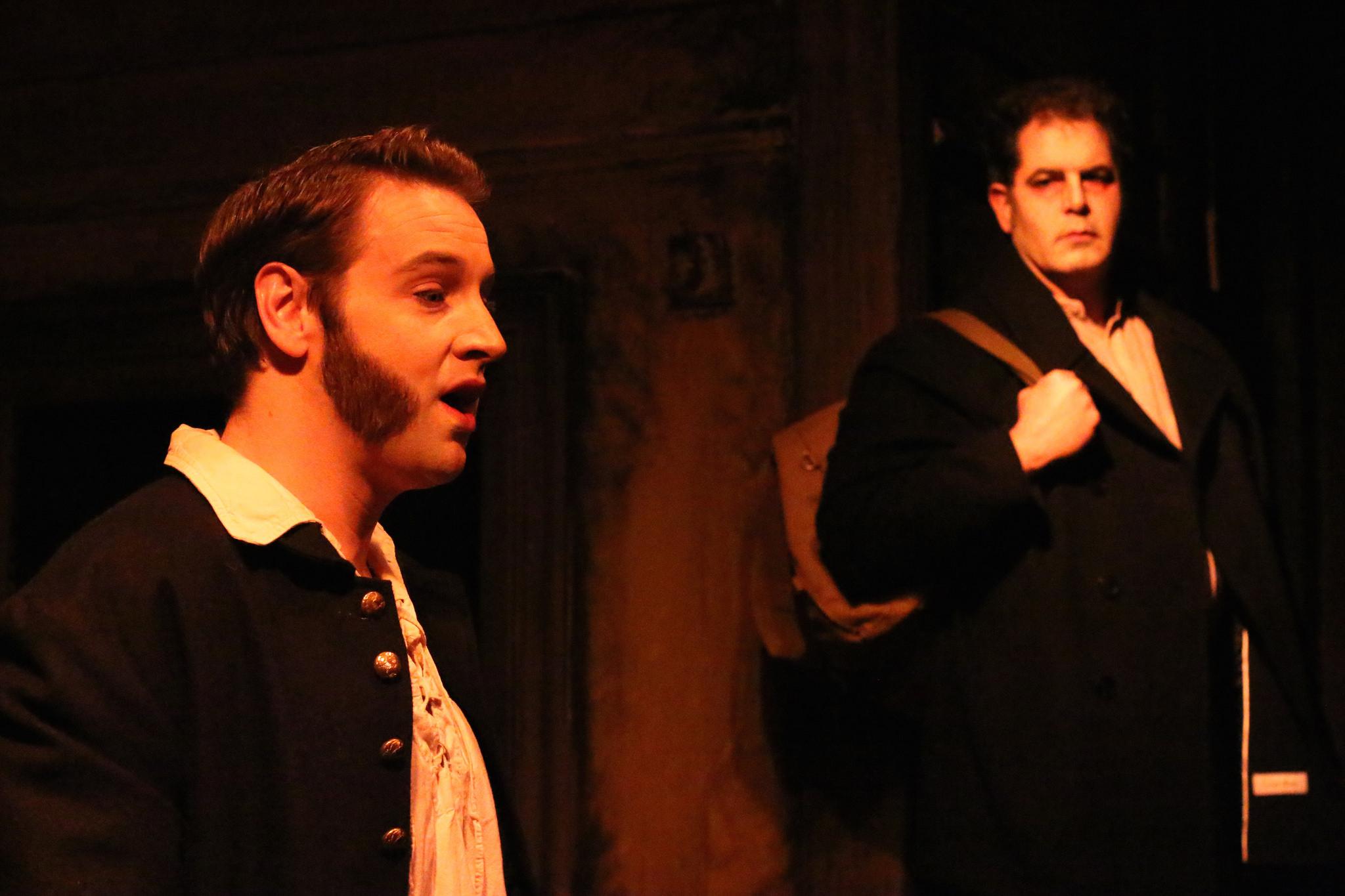 Nathan Carroll as Anthony Hope and Philip Torre as Sweeney Todd (Credit: Cody Jolly Photography)