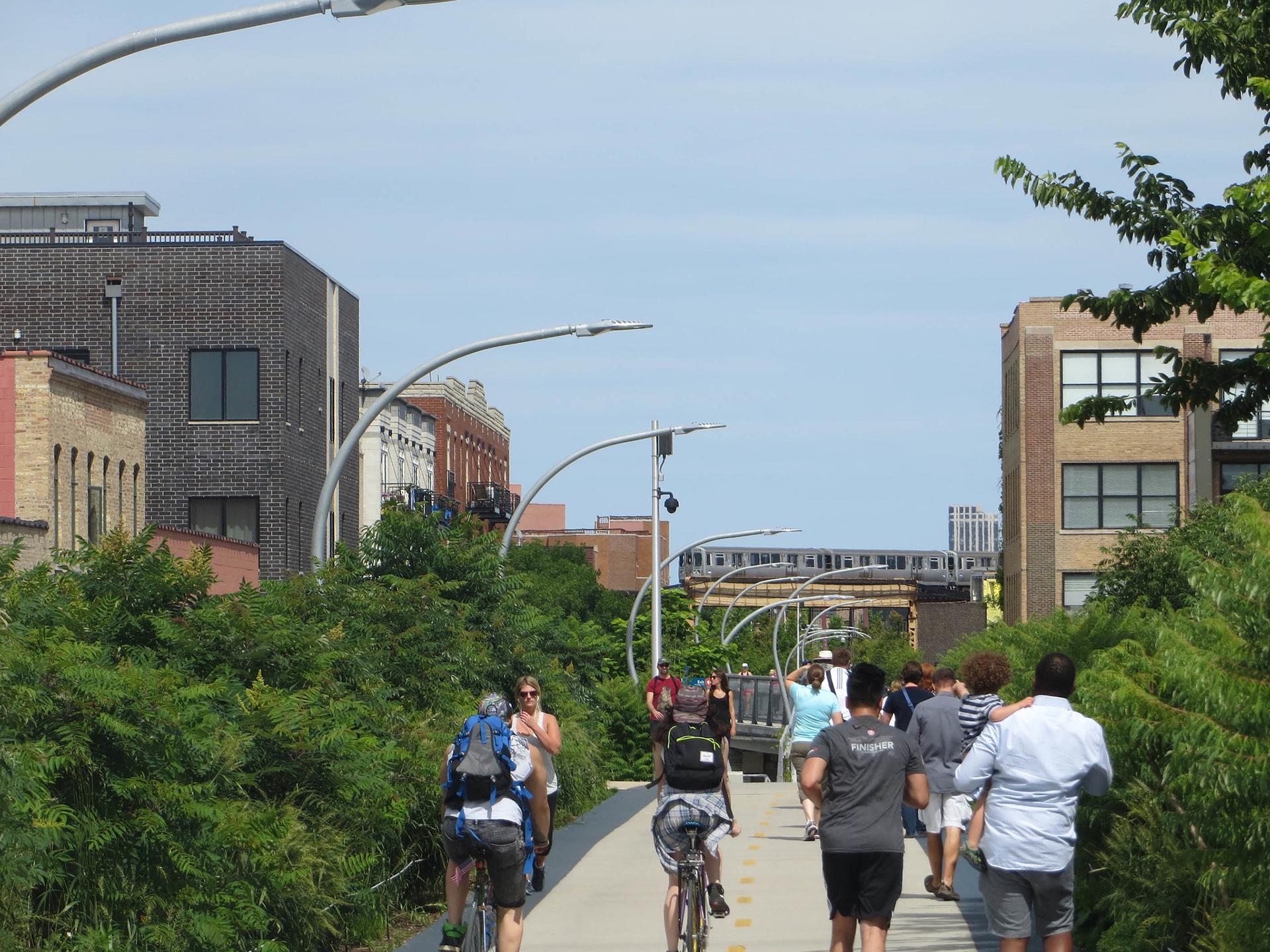 The Bloomingdale Trail near Western Avenue on July 2, 2016. (David Wilson / Flickr)