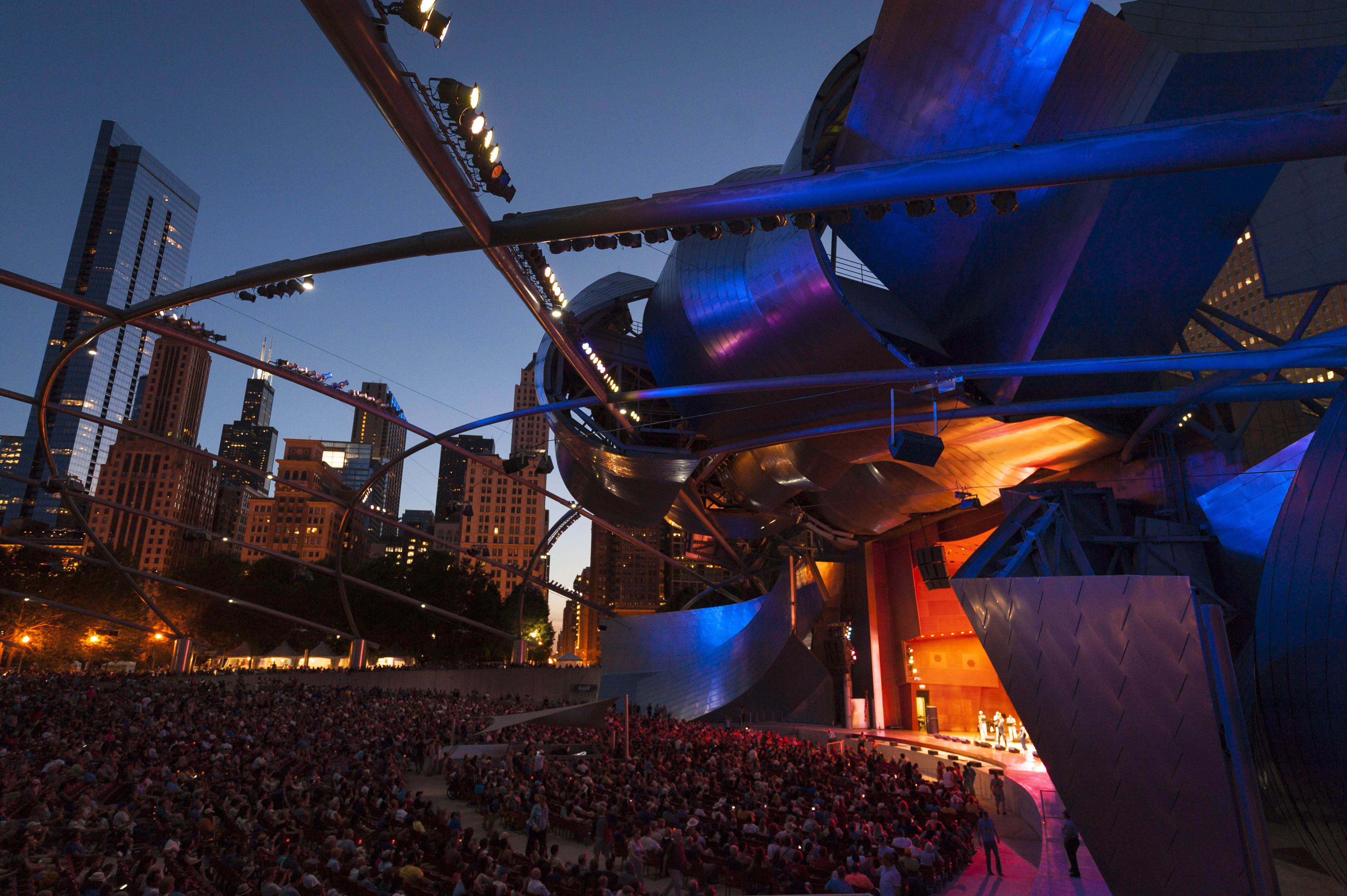 Image result for free photo of pritzker pavilion, chicago