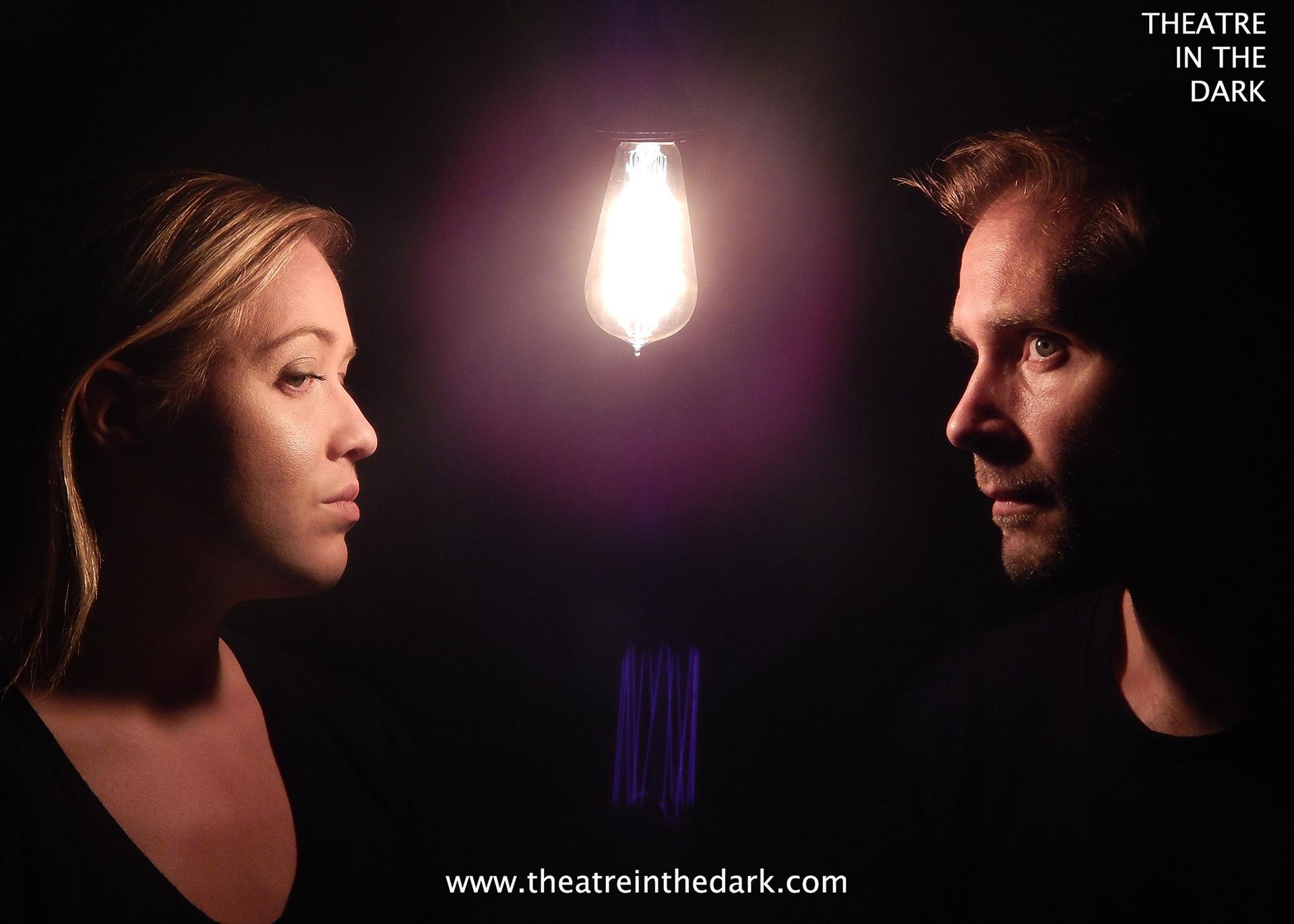 Bethany Arrington (left) and Mackenzie Gordon in Theatre in the Dark’s “Three Stories Up.” (Photo by Zachary Parkhurst)