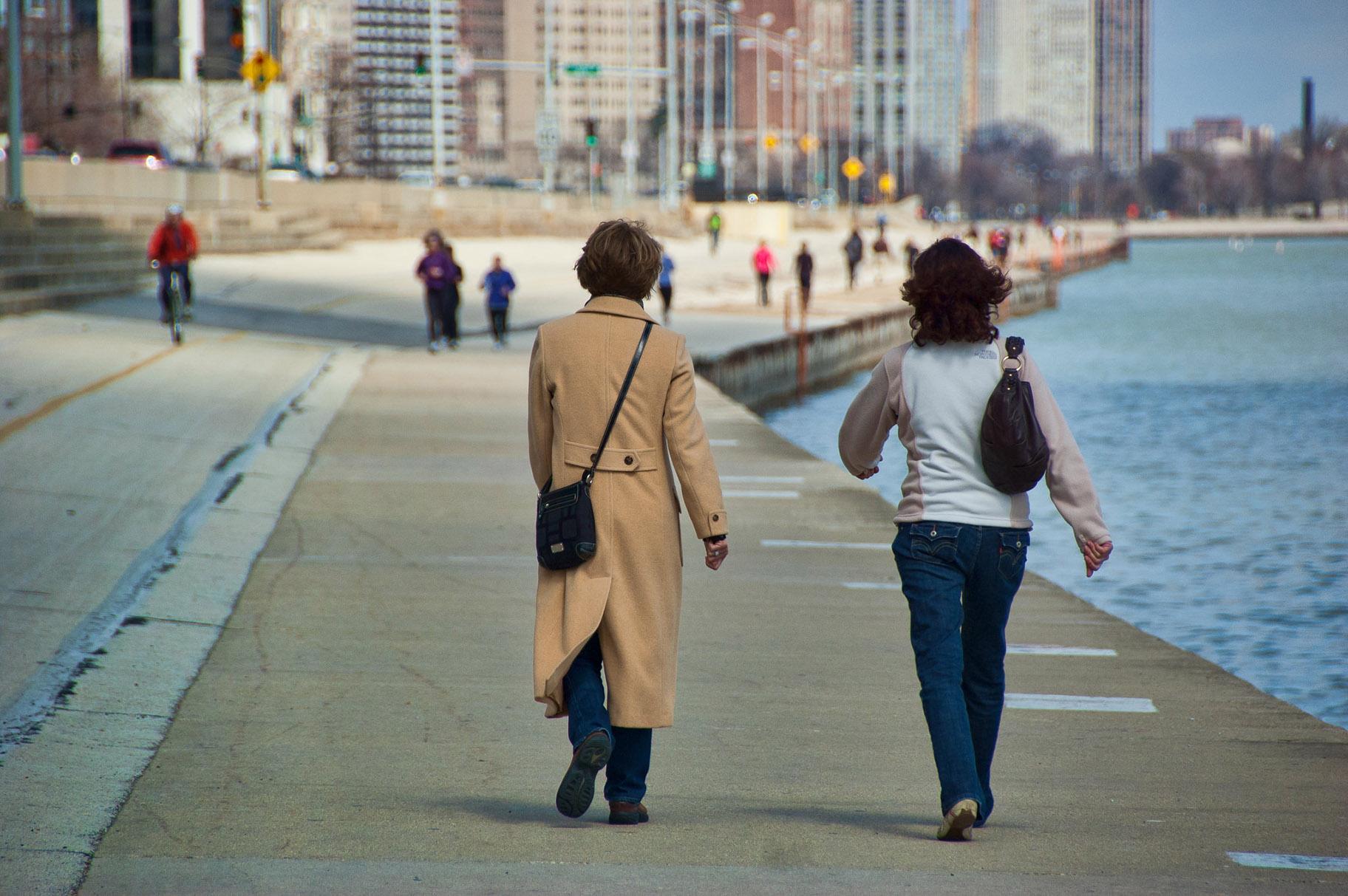 Now is not the time for a long stroll or ride along the lakefront, Mayor Lori Lightfoot said. (Eric Allix Rogers / Flickr)