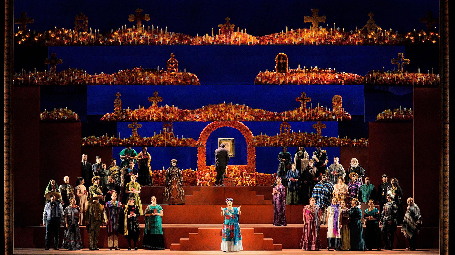 El ultimo sueño de “Frida y Diego.” (Cory Weaver / San Francisco Opera)
