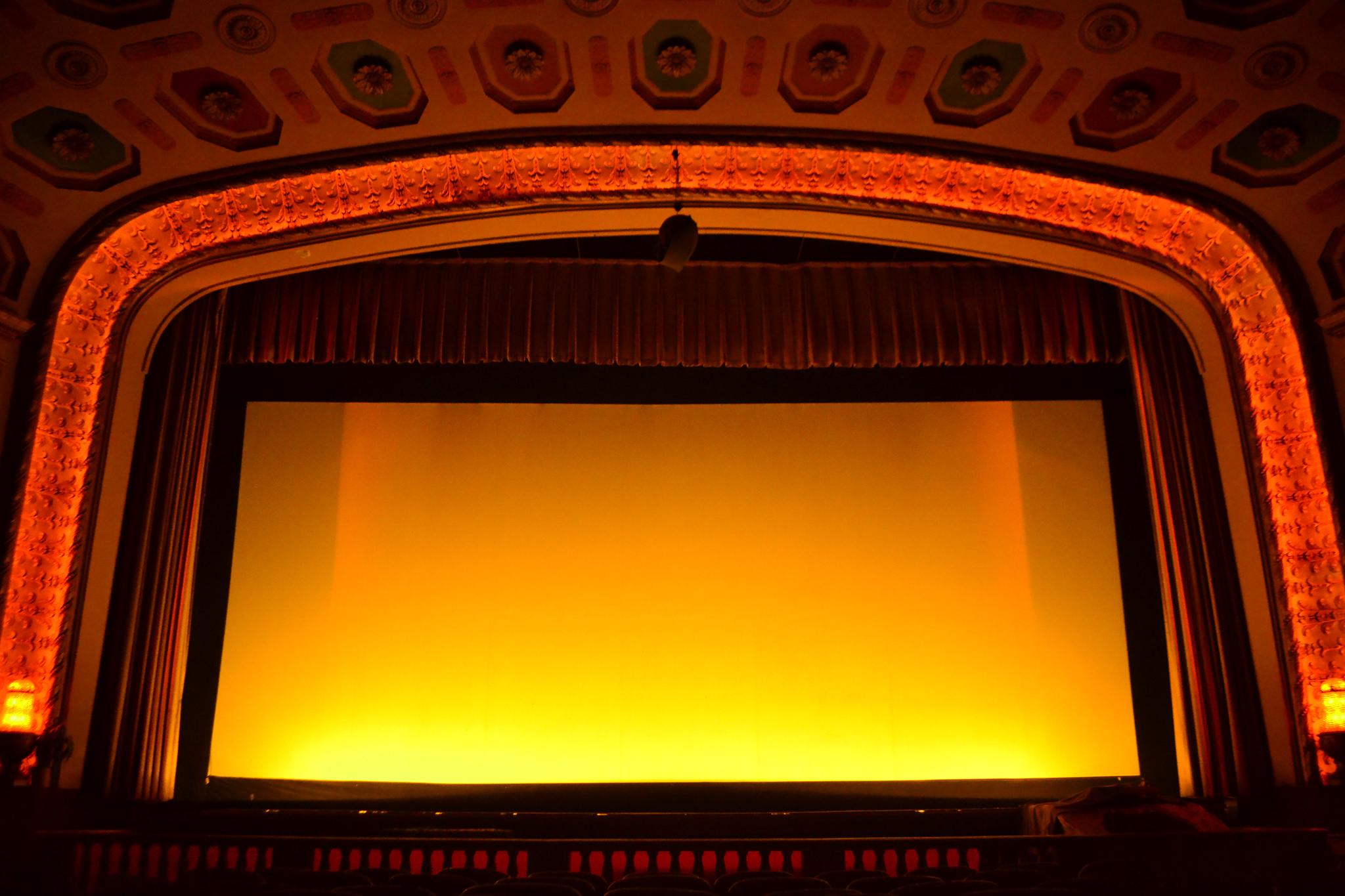 Get comfortable. The Patio Theater sets the scene for a 24-hour fright fest. (Emily / Flickr)