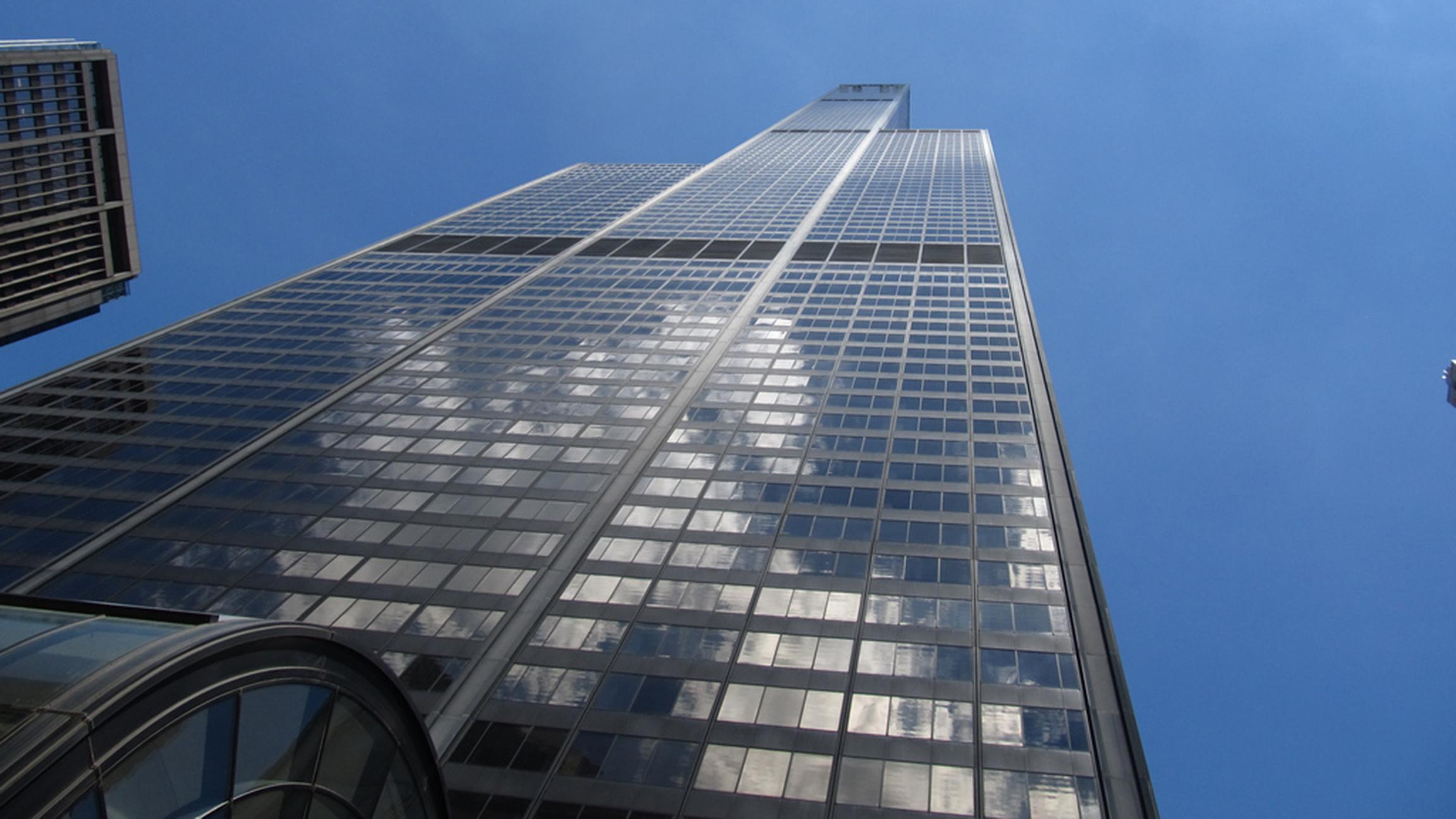 Don’t look up: There are more than 2,000 steps between you and the top of the Willis Tower. (Ken Lund / Flickr)