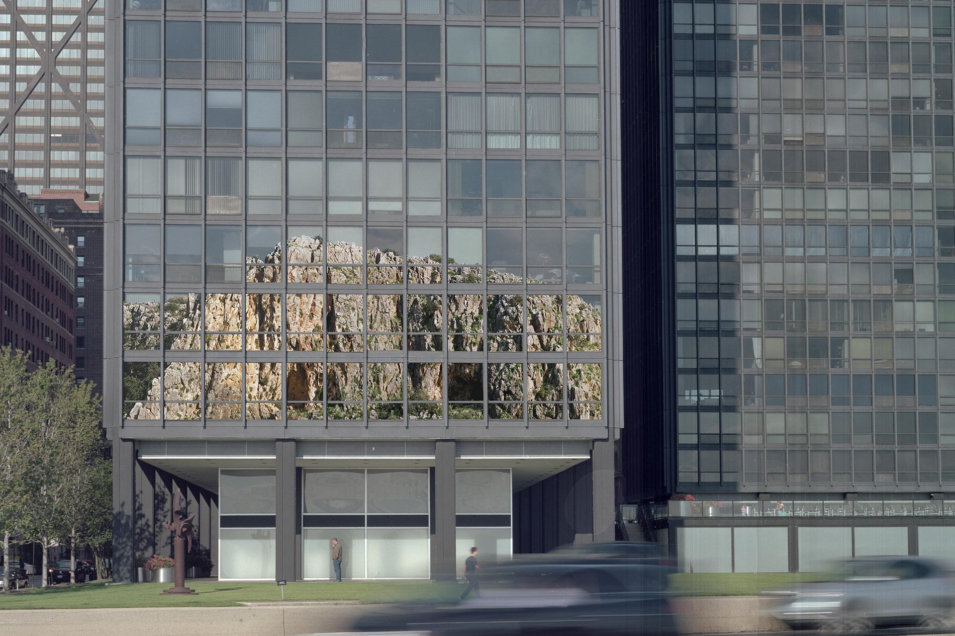 (Assaf Evron, Collages for the Esplanade Apartments, 2019)