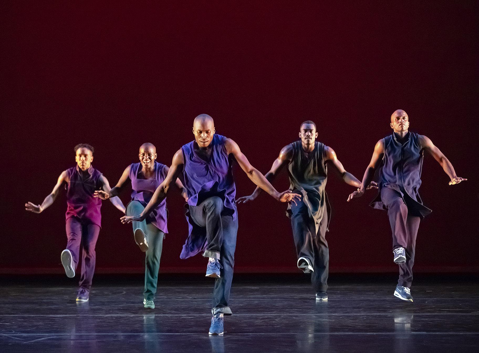 Alvin Ailey American Dance Theater in “Lazarus.” (Photo by Paul Kolnik)