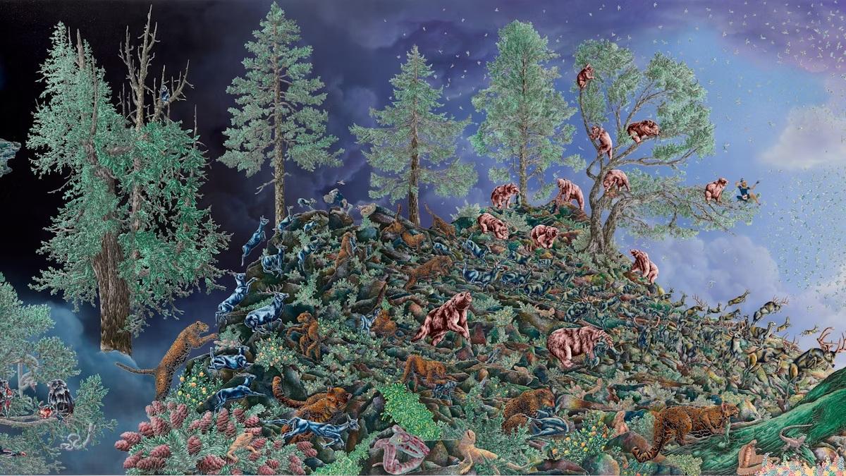 “Paradise Lost” by Raqib Shaw. 