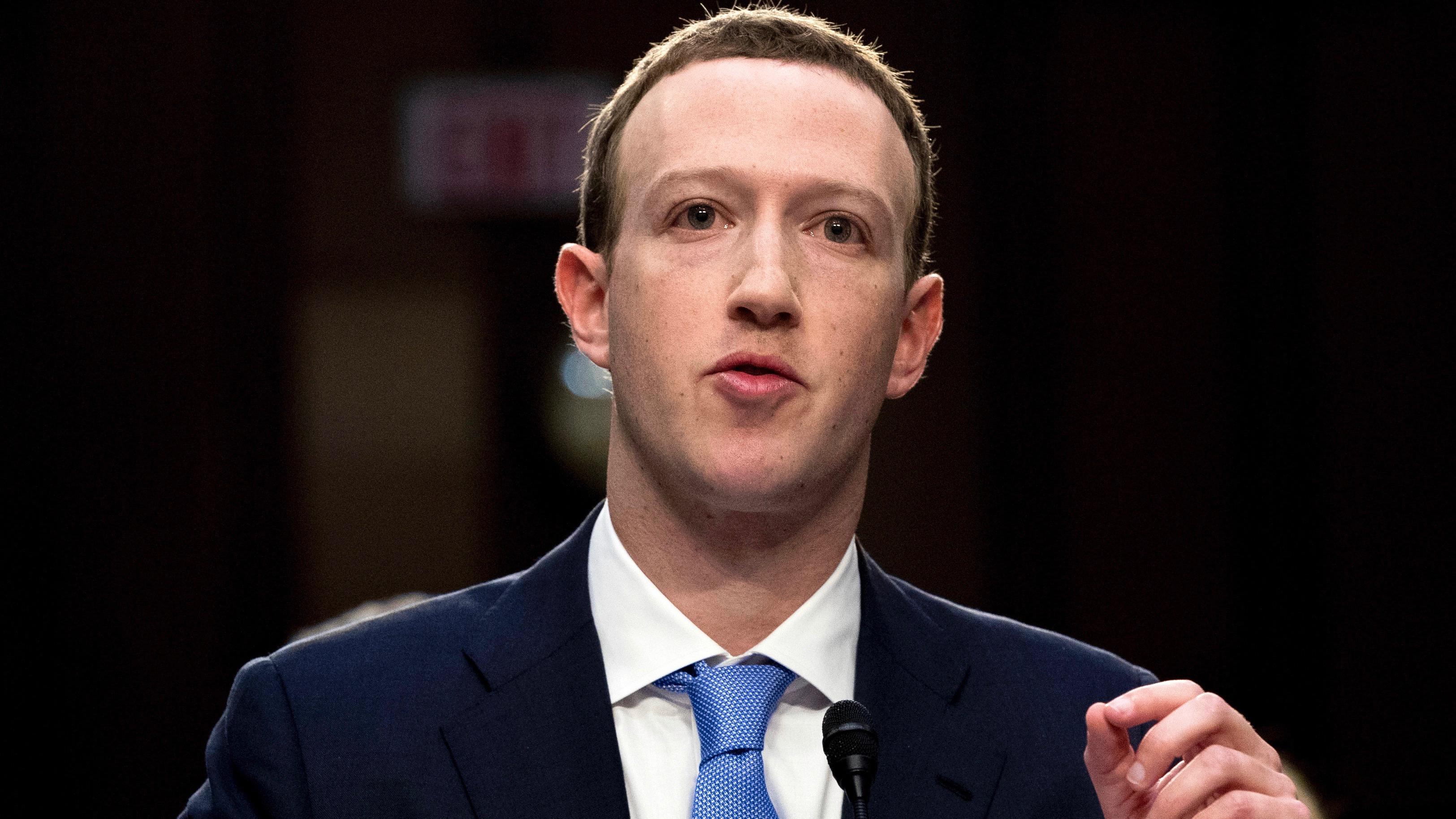 In this April 10, 2018, file photo, Facebook CEO Mark Zuckerberg testifies before a joint hearing of the Commerce and Judiciary Committees on Capitol Hill in Washington. (AP Photo / Andrew Harnik, File)