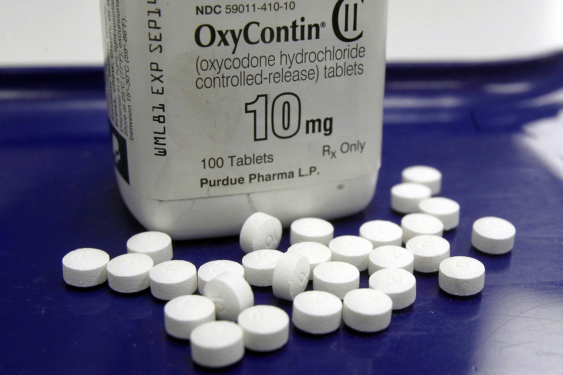 This Feb. 19, 2013 file photo shows OxyContin pills arranged for a photo at a pharmacy in Montpelier, Vermont. (AP Photo / Toby Talbot, File)