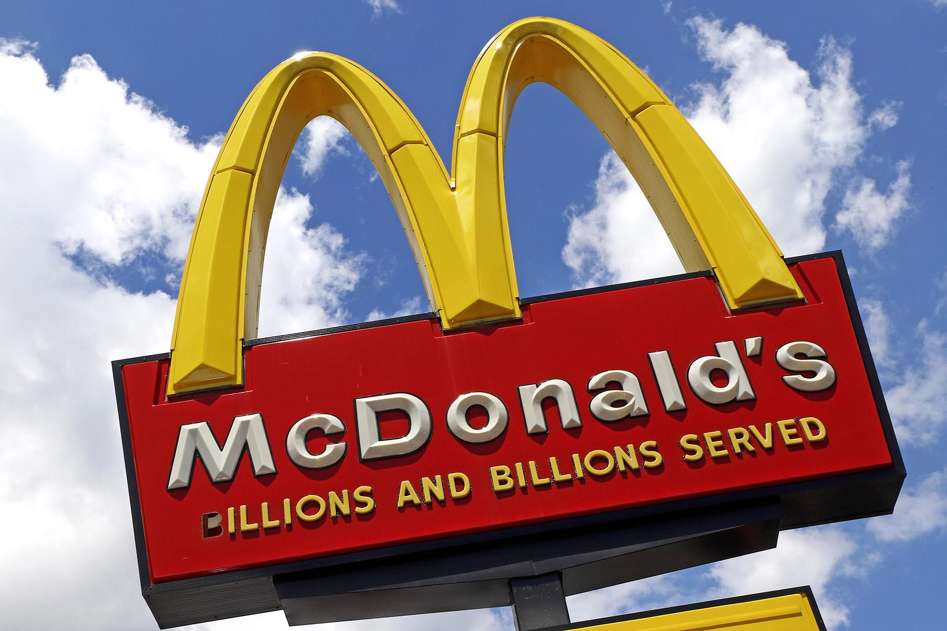 In this June 25, 2019, file photo a sign is displayed outside a McDonald’s restaurant in Pittsburgh. (AP Photo / Gene J. Puskar, File)