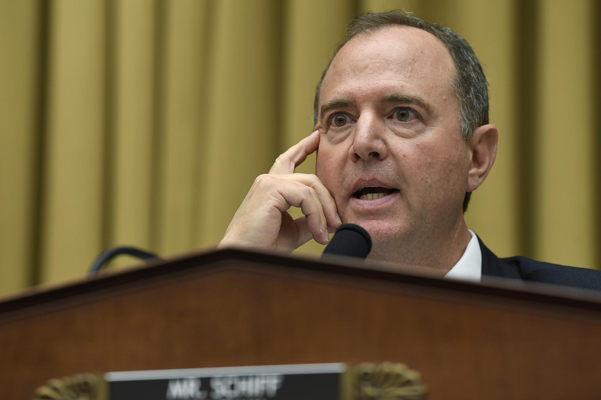 In this July 24, 2019, file photo, House Intelligence Committee Chairman Adam Schiff, D-California, speaks during a hearing on Capitol Hill in Washington. (AP Photo / Susan Walsh, File)