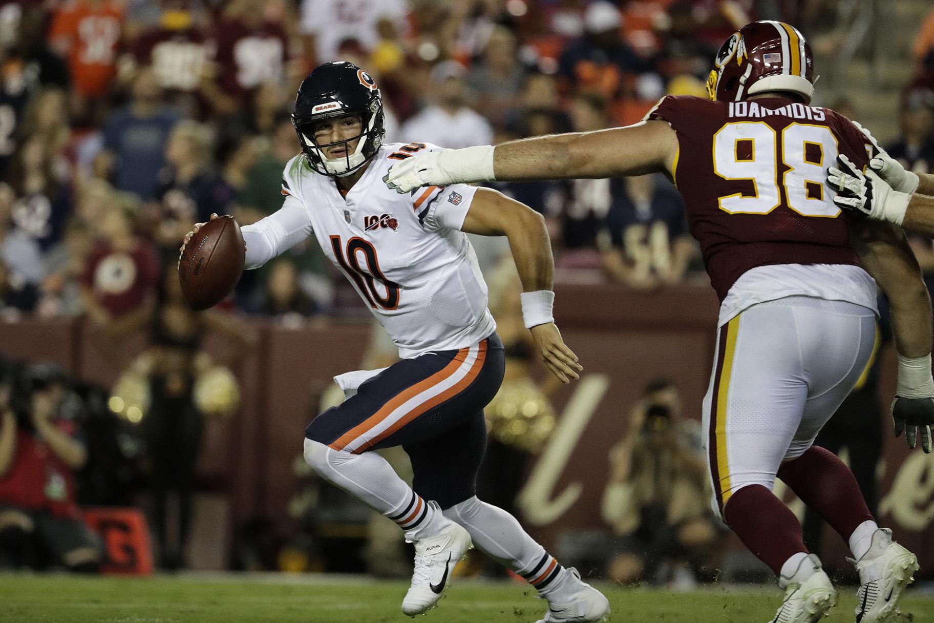 Trubisky, Bears Get Offense on Track, Beat Redskins 31-15, Chicago News