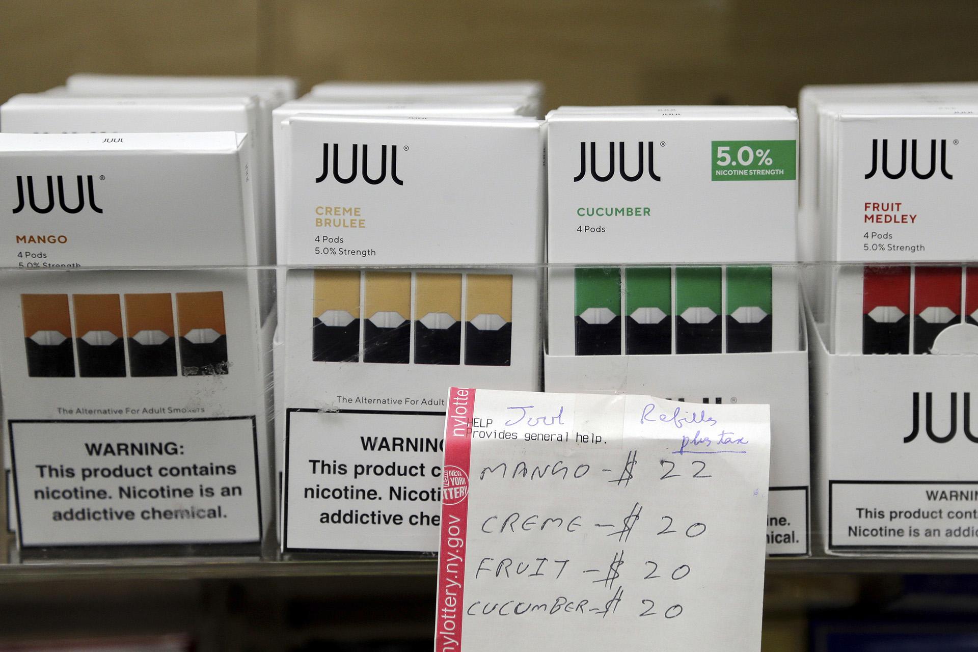 Juul Halts Sales of Fruit Dessert Flavors for E Cigarettes